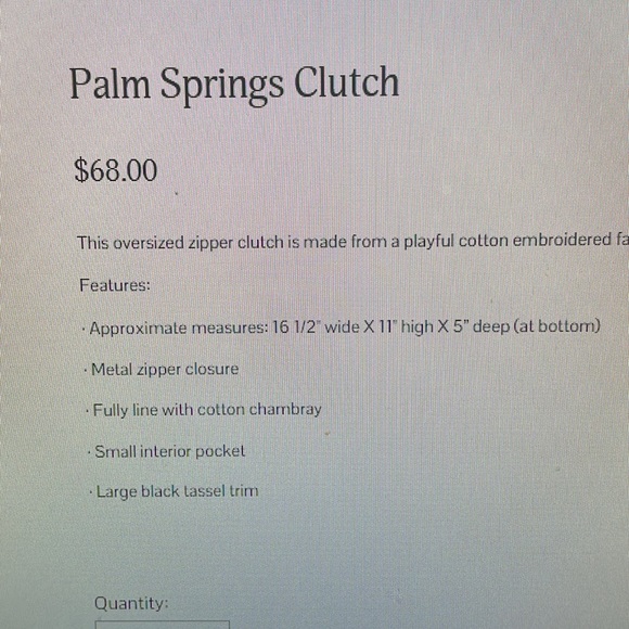 ππ€Lu & Elle Palm Springs Clutch Bnwt Adorable π€π - Picture 6 of 9